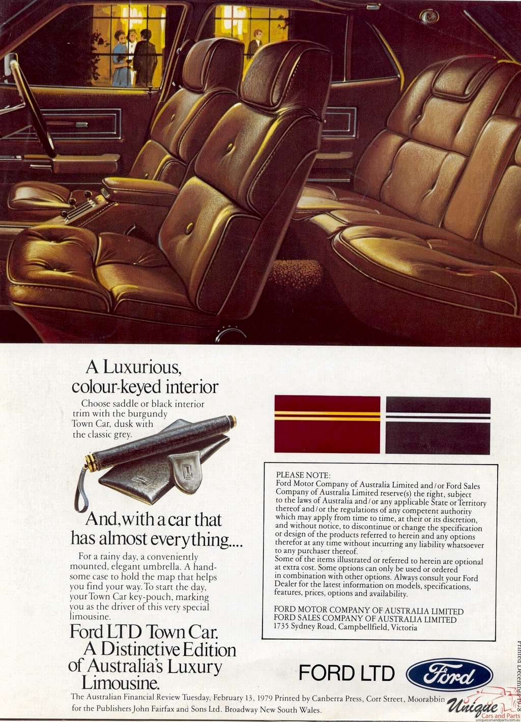 1979 Ford LTD Australia Brochure Page 3